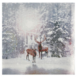 Serviettes de table cerfs
