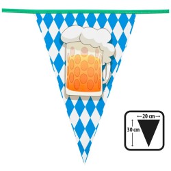  guirlande de fanions Beer party (30 x 20 cm)(6 m)