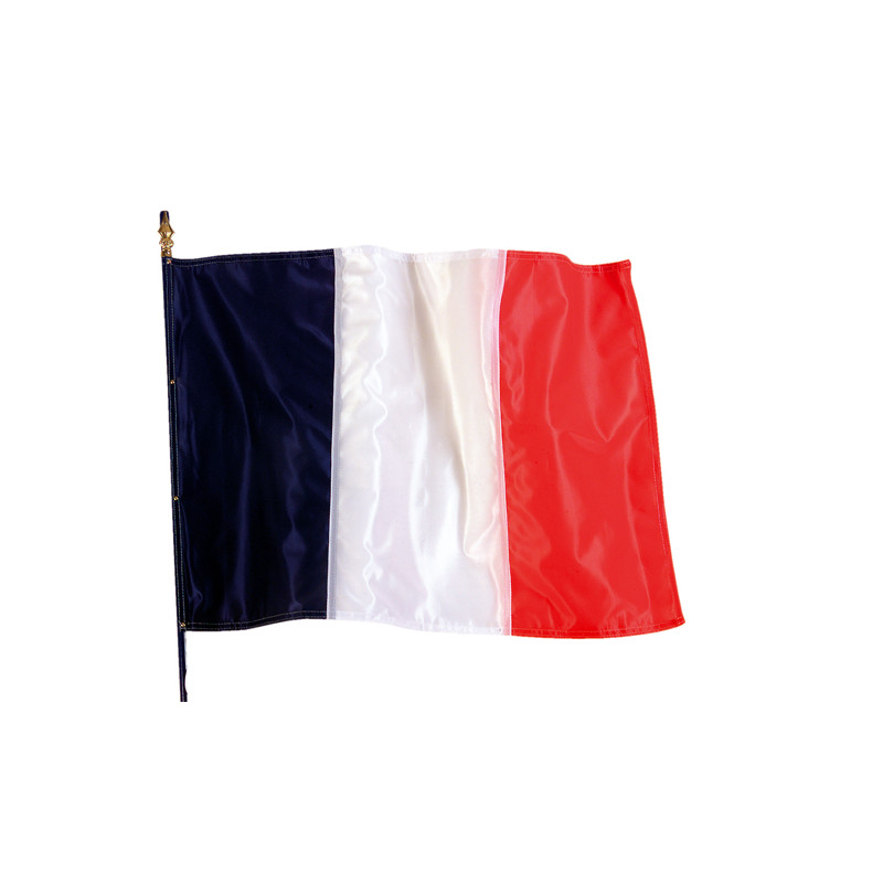 Drapeau avec hampe