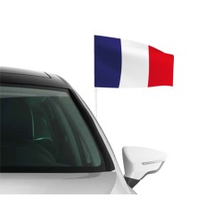 Drapeau France support voiture
