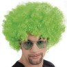 Perruque afro verte