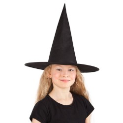 chapeau de sorcière ursula noir (enfant)