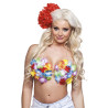 Soutien gorge fleurs tissu multicolores