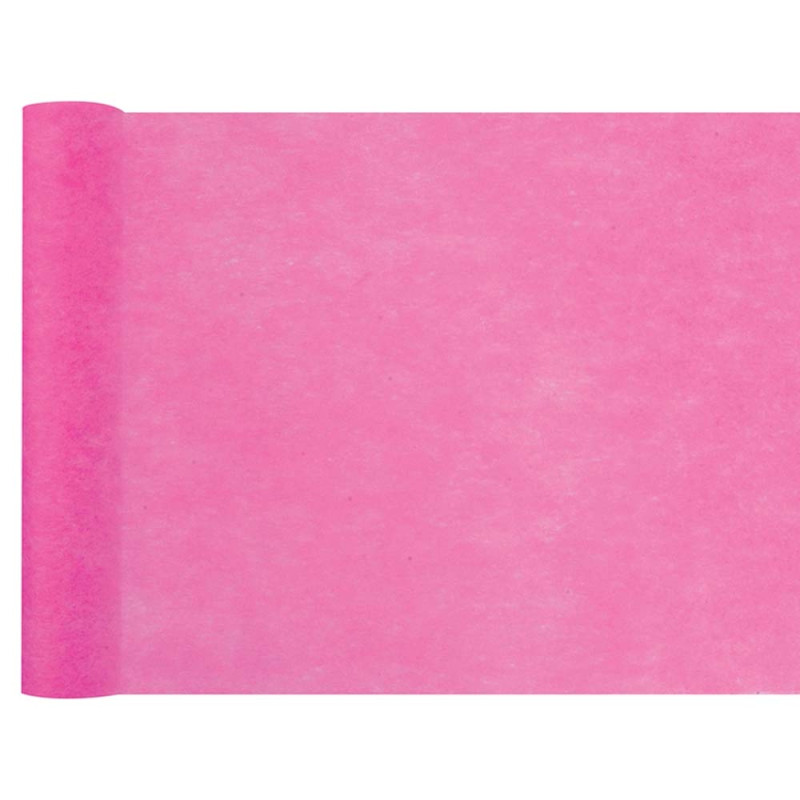 Chemin de table en tissu non tissé Fuchsia