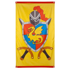 Drapeau Chevaliers Et Dragons