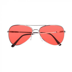 Lunettes retro couleurs assorties