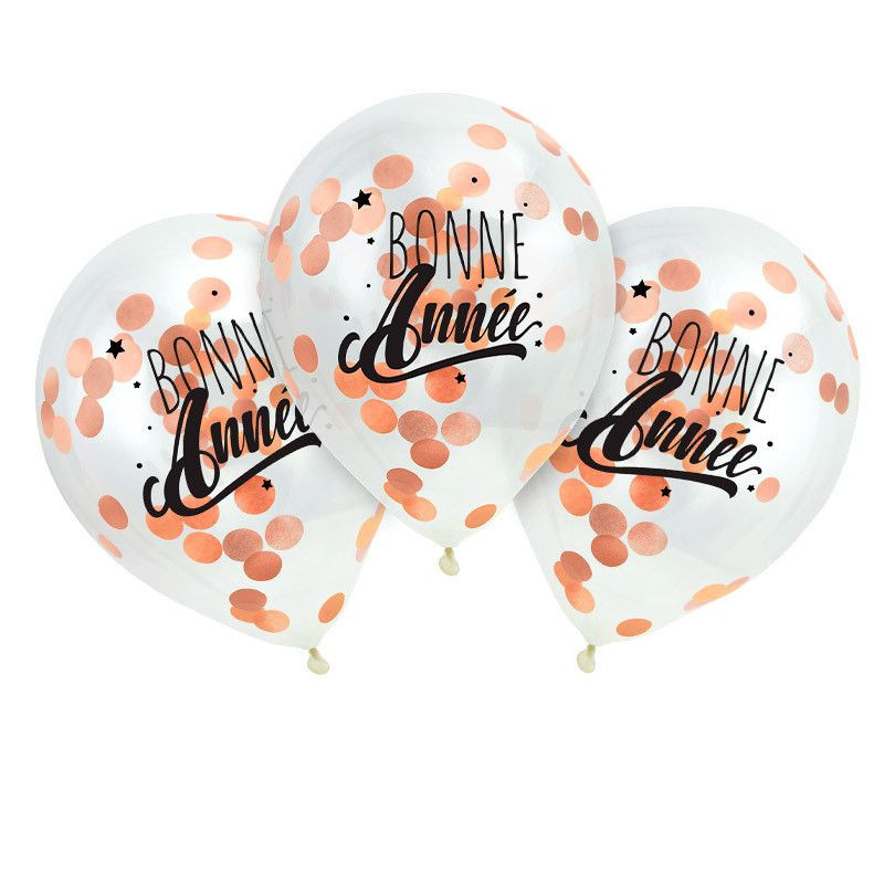 3 ballons BONNE Année