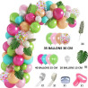 Arche kit 95 ballons EXOTIQUE avec accessoires