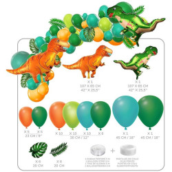 Kit 50 ballons DINOSAURE...