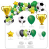 Kit 50 ballons FOOT avec accessoires