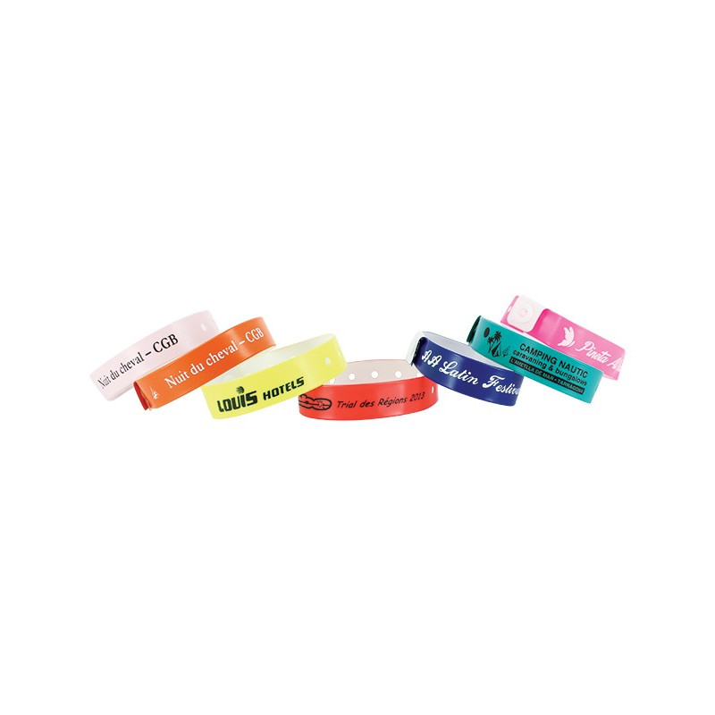 Lot De 200 Bracelets VIP Jetables Dorés - Pour Festivals, Soirées, événements - 250x19 Mm