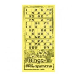 252 Feuillets mini Bingo +