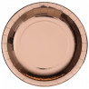 Assiettes brillantes rose gold