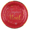 Assiettes Joyeux Noël étoilé
