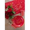 Assiettes Joyeux Noël étoilé