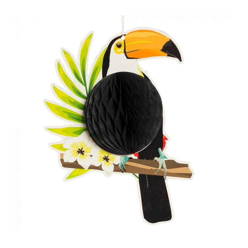 Décoration Toucan Double Face 