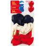 24 ballons bleu-blanc-rouge