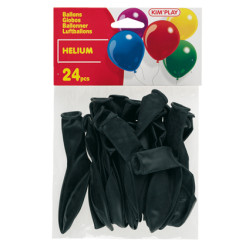 24 ballons latex couleur uni