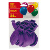 24 ballons latex couleur uni