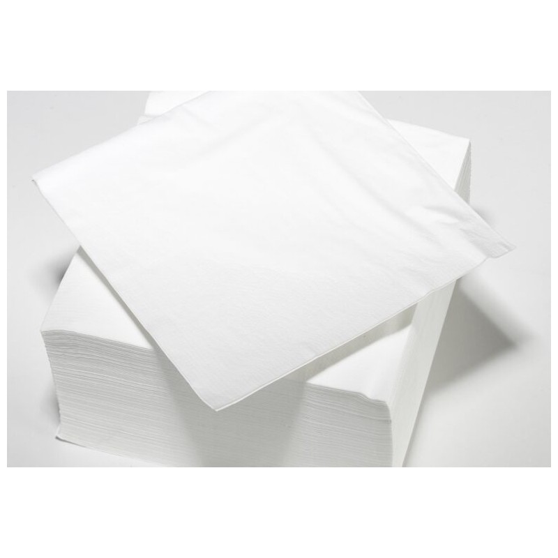 100 serviettes blanches