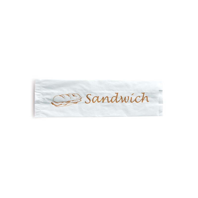 100 Sacs sandwich blanc