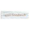 100 Sacs sandwich blanc