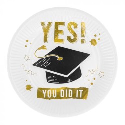8 Assiettes " YES ! You Did It" 