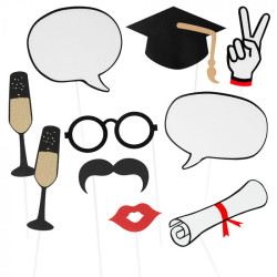 10 Accessoires Photo Graduation