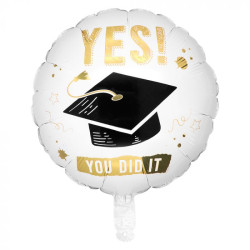 Ballon en Aluminium " YES !...