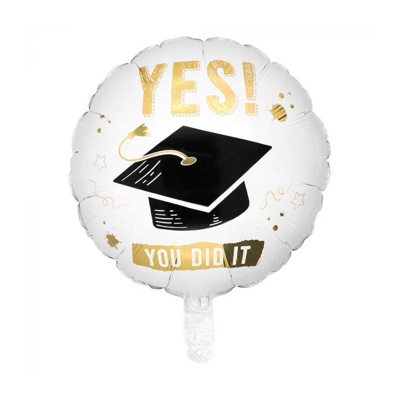 Ballon en Aluminium " YES ! You Did It )