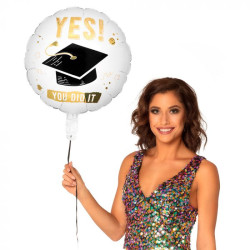 Ballon en Aluminium " YES ! You Did It )