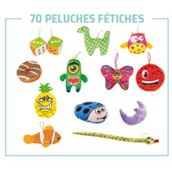 70 peluches fétiches assorties