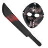 set killer (masque visage et machete 53 cm)
