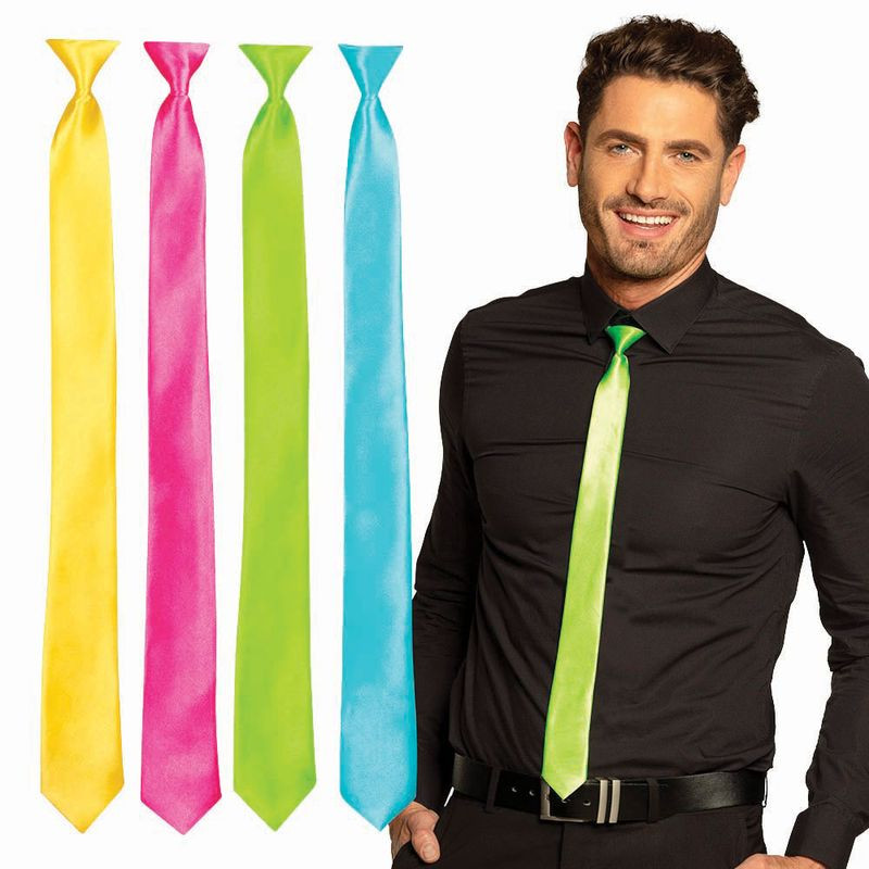 Cravate fluo