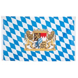  Drapeau polyester Bavière (90 x 150 cm)