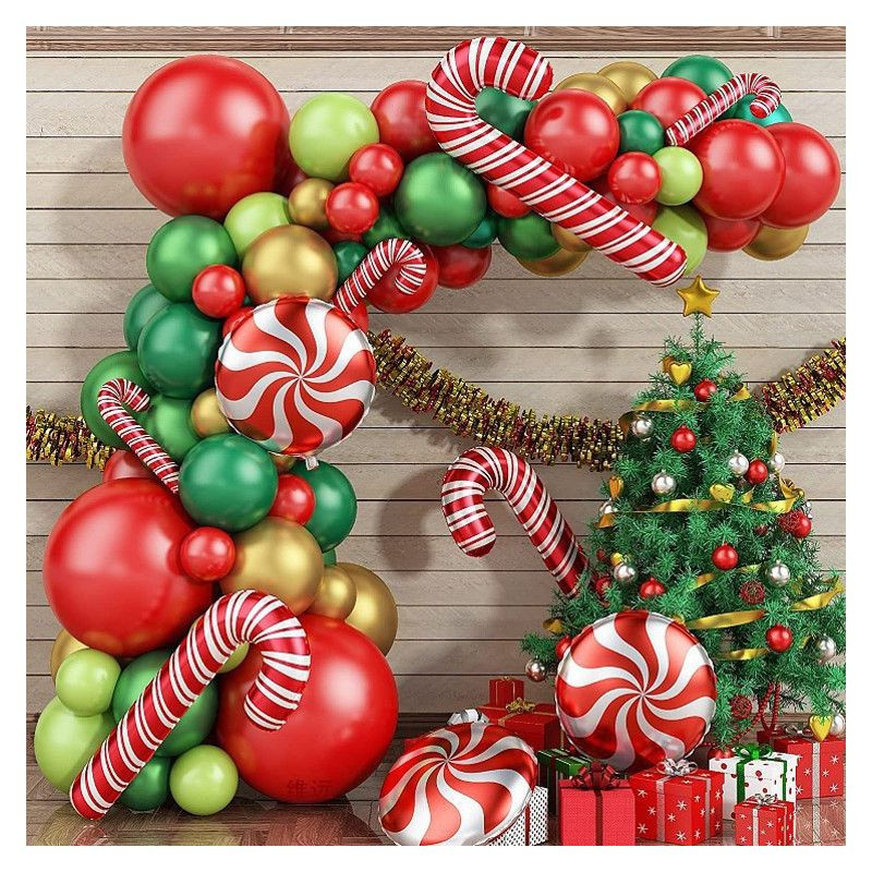 Kit déco 81 ballons Noël