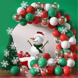 Kit déco 100 ballons Noël