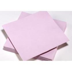 50 serviettes Airlaid rose