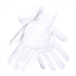 Gants courts blanc