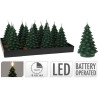 Bougie led sapin vert