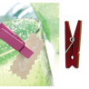 Sachet de 12 pinces en bois, 3,5 cm, Bordeaux