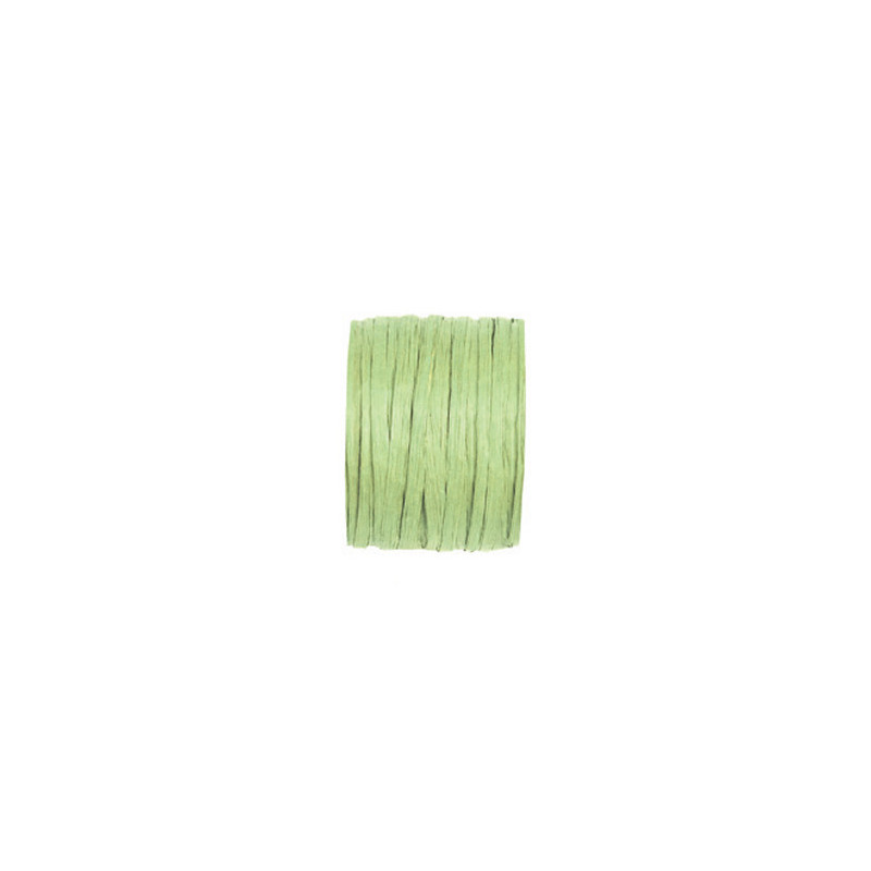 Bobine 20m corde laitonnée 2mm vert amande