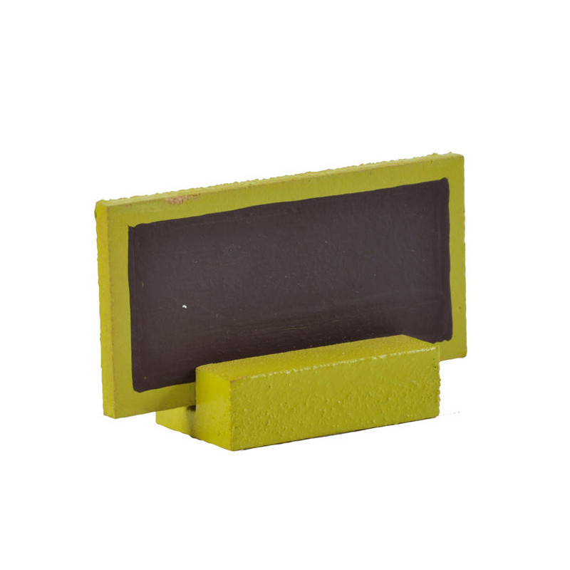 Sachet de 6 petites ardoises 3x6cm vert