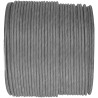 Bobine 20m corde laitonnée 2mm gris