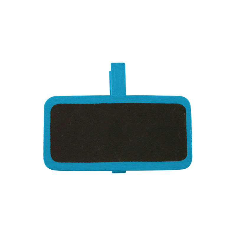 Sachet de 12 porte nom ardoise turquoise