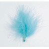 Sachet de 20 plumes de décoration Turquoise