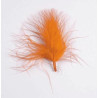 Sachet de 20 plumes de décoration Orange