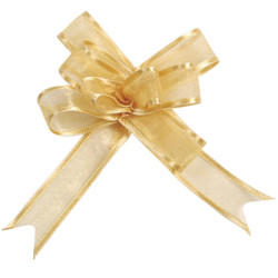 Sachet de 5 noeuds 2cm or