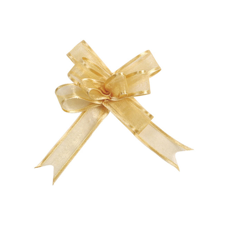 Sachet de 5 noeuds 2cm or