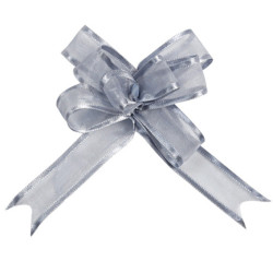 Sachet de 5 noeuds 2cm argent